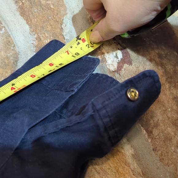 Lauren Ralph Lauren Dark Blue Linen Dress - Picture 10 of 13